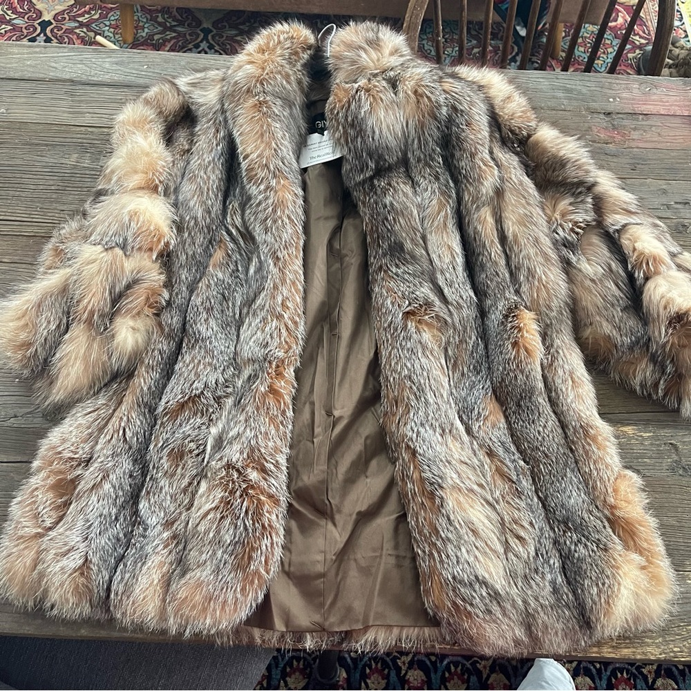 GIVENCHY fur coat
